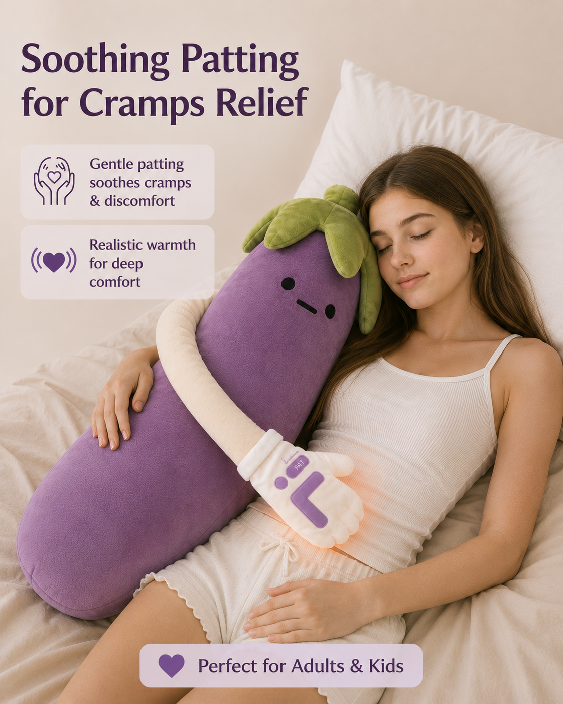 Soothing Hug Patting plushie for deepest sleep ever