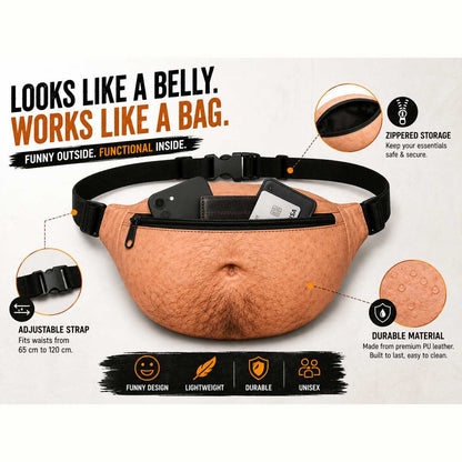 The Dad Bag beer belly waist pack, novelty 13 litre bum bag