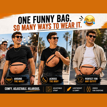 Dad Bag novelty bum bag shown from the front