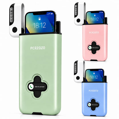 Phone Lock Box with Timer & Emergency Call Access – Digital Detox Safe (Green, Pink, Blue)
