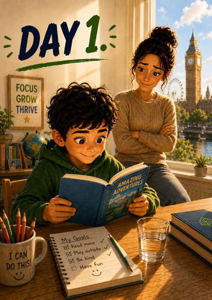 The 30-Day Screen Reset — for UK Families, Ages 3–12