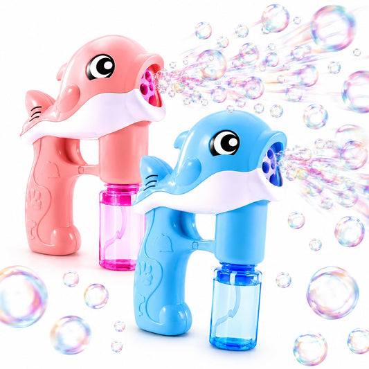 Whale Bubble Gun for Kids – Automatic Bubble Blaster with Lights & Music, Party & Outdoor Toy Gift
